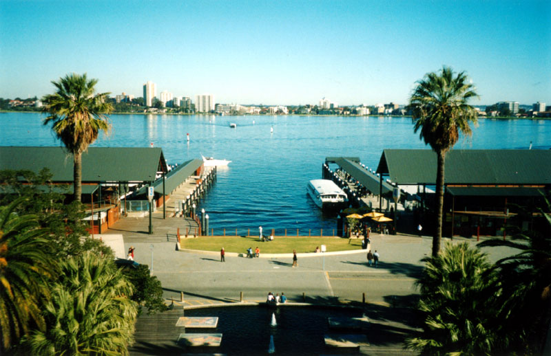 Swan River from Belltower, Perth